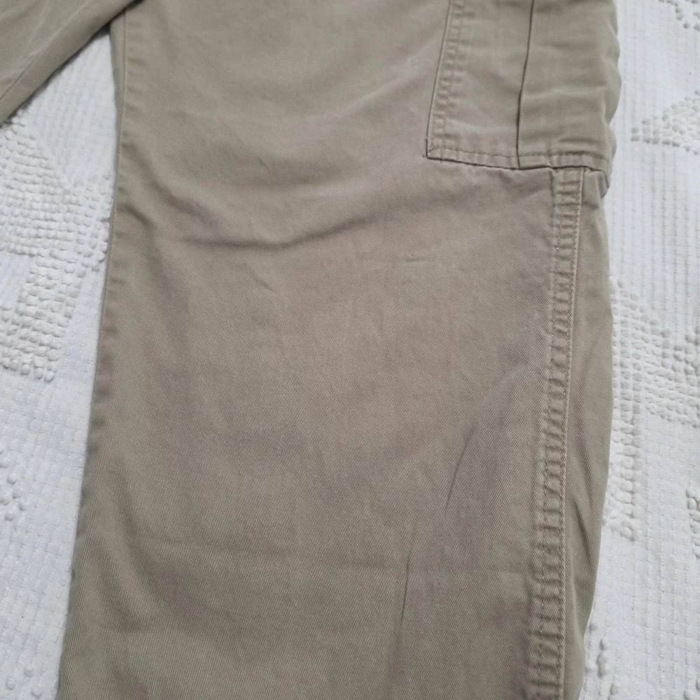 Wrangler Cargo Work Pants 38 x 29 Utility 100%‎ Cotton Light Brown Men's